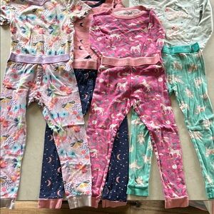 Colorful Kids Pajamas Set of 4